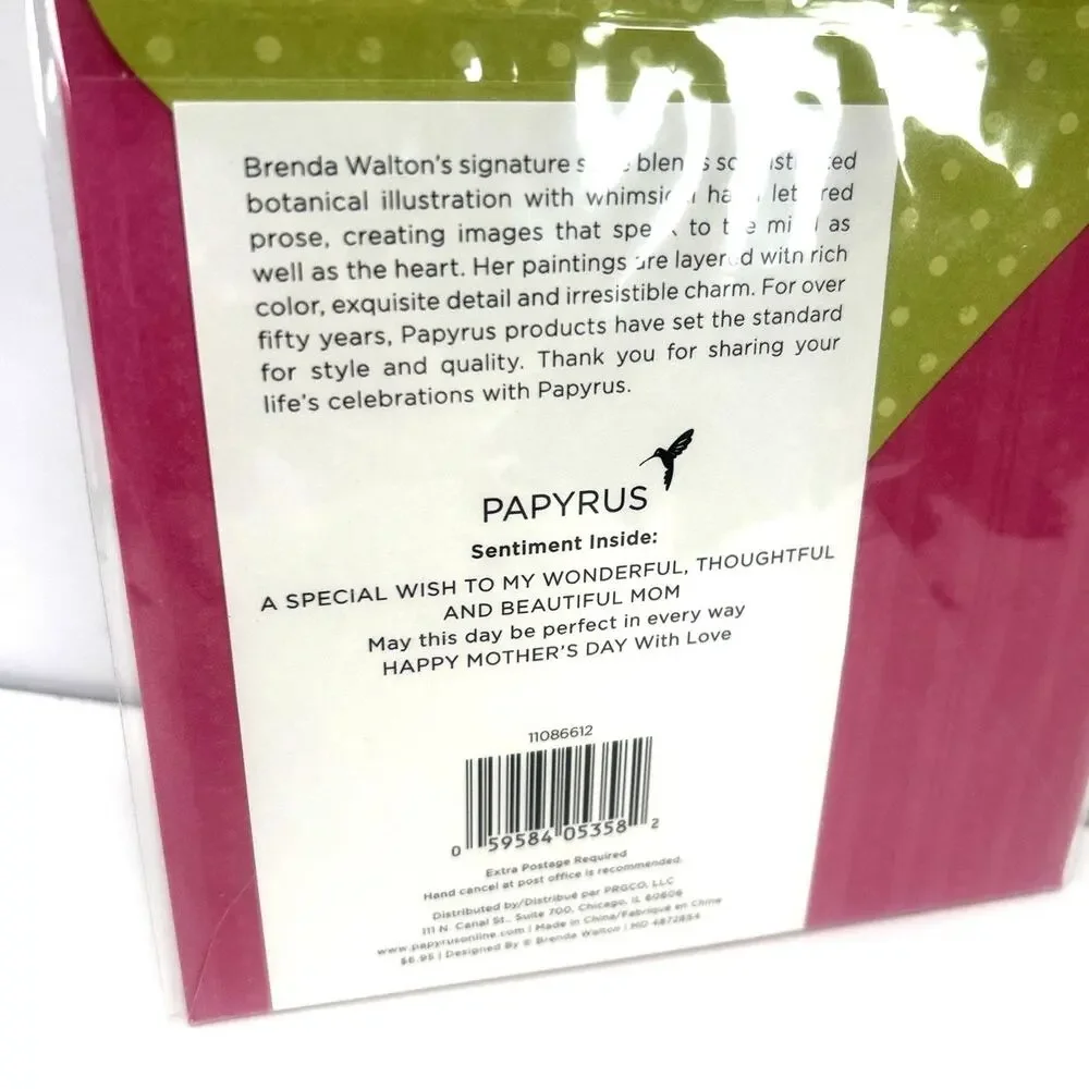 Lot of 7 Papyrus Mother's Day Cards, for Mom, Mommy to be, New Mom 3d NEW